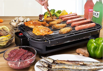 Barbecue non-smoking electric oven